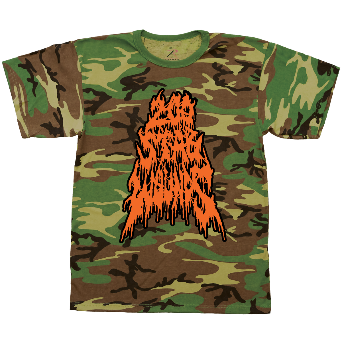 200 Stab Wounds - Woodland Camo Tee